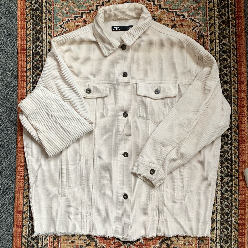 Zara Corduroy Jacket / Button-Up Shirt